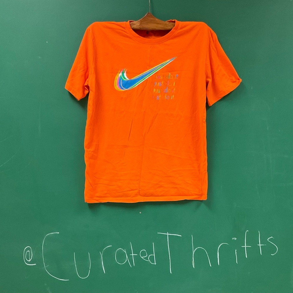 Nike Orange Short Sleeve Tee